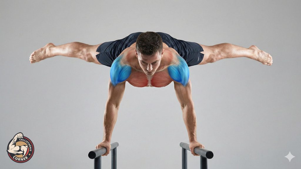 Straddle planche
