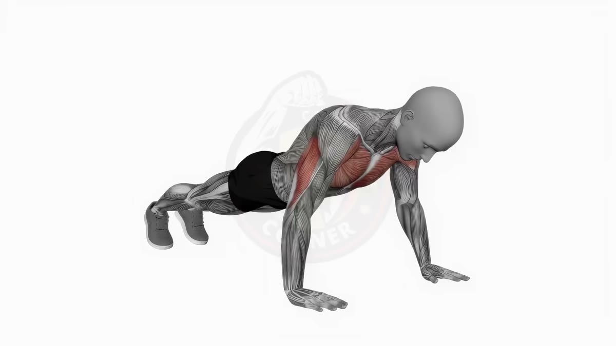 Military push-ups: strict form for triceps of steel