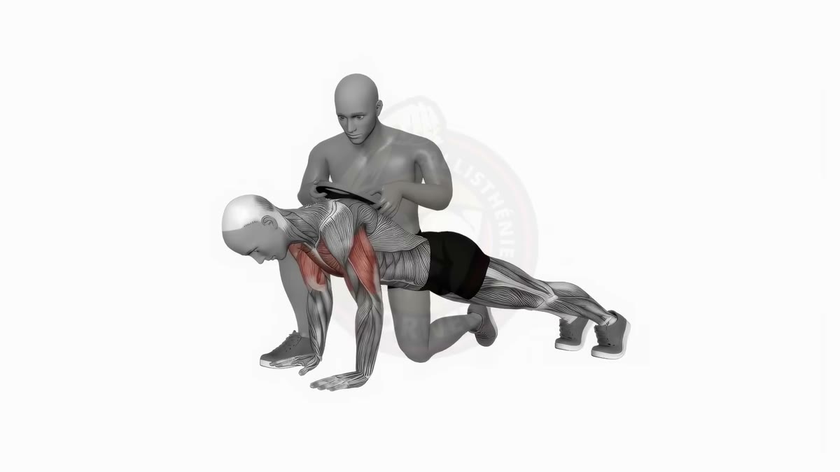 Weighted push-ups: added load for strength gains